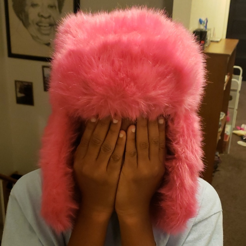 Furry hot pink
